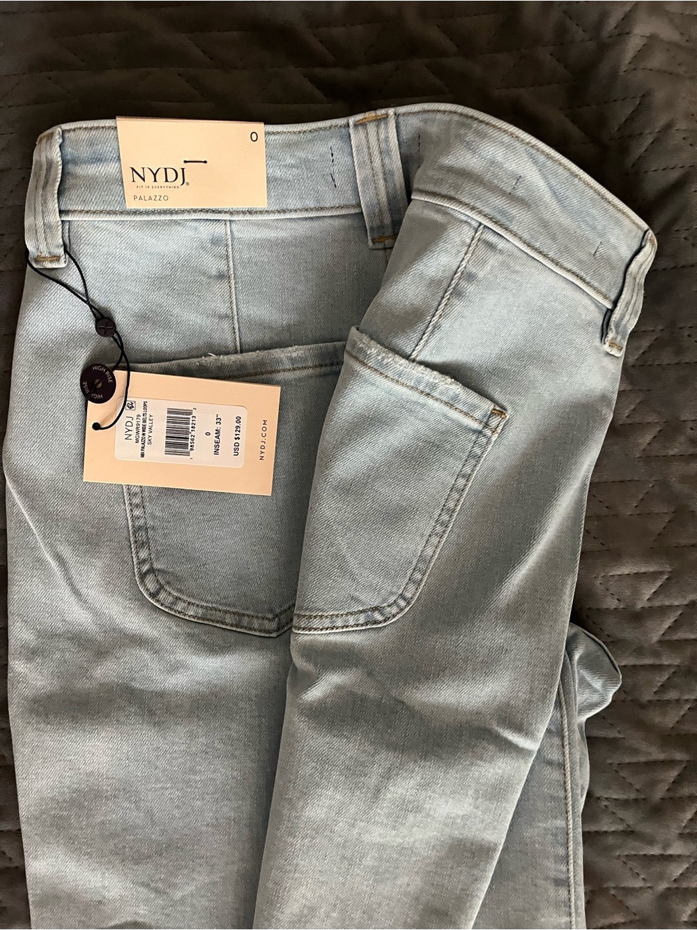 NYDJ Light Blue Palazzo-Style Women's Jeans